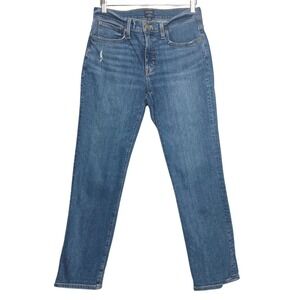 J.Crew Preppy Slim Boyfriend Jeans Blue Medium Wash Stretch Denim Size 27